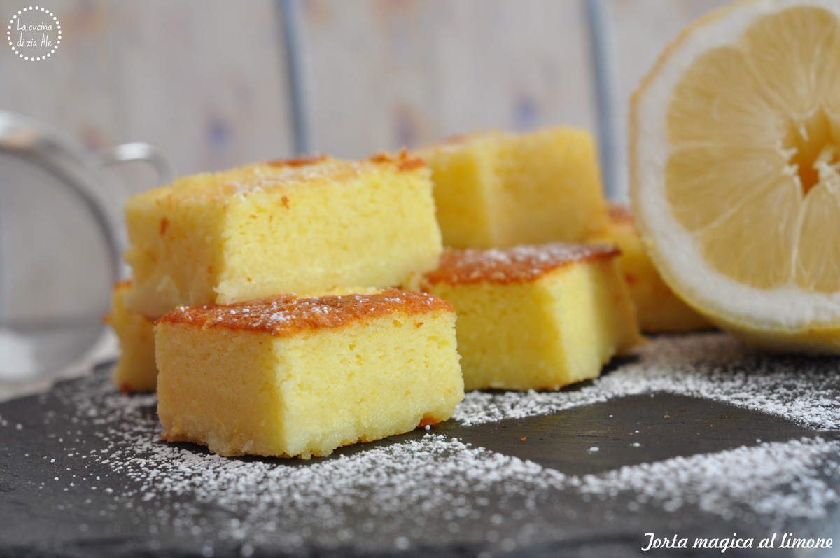 torta magica al limone