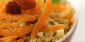 insalata di miglio con carote e uvetta
