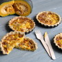 Quiche autunnale con zucca e gorgonzola senza glutine