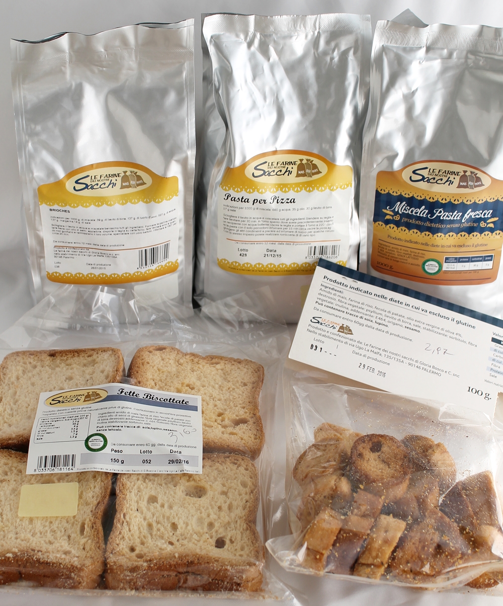 Provati per voi: Le farine dei nostri sacchi - Gluten Free Travel and Living