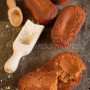 Plumcake alla farina di castagne, mandorle e arancia candita
