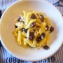 Pasta merluzzo e olive taggiasche