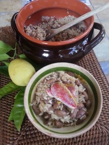 riso con fagioli e triglie - Gluten Free Travel and Living