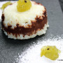 cupolette dolci con ganache fondente e composta di zucchine