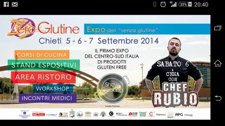 La prima edizione di Zero Glutine, a Chieti dal 5 al 7 settembre