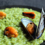 Risotto con cozze e cime di rape