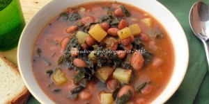 Zuppa di cavoletti e fagioli alla giulianese