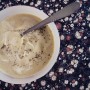 Zuppa di aglio, sedano rapa e zafferano