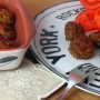 Polpette con cuore morbido di melanzane