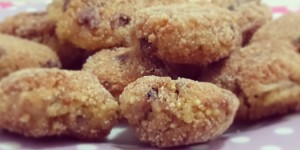 Frittelle di miglio e funghi porcini con impanatura al grano saraceno