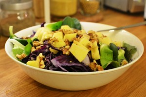 insalata croccante di cavolo rosso - Gluten Free Travel and Living