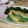 Crepes vegan con spinaci