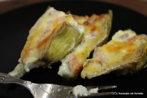 carciofi con formaggio di capra e speck - Gluten Free Travel and Living