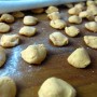 Orecchiette vegane con pasta alla carota e pesto di noci e basilico