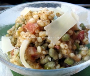 Sorgo con favette e pecorino - Gluten Free Travel and Living