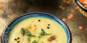 Zuppa di lenticchie rosse indiana