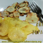 Chips di topinambur e patate al forno