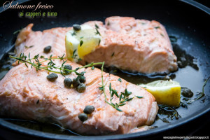 Salmone fresco ai capperi e timo - Gluten Free Travel and Living