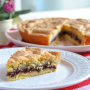 Crostata con frangipane alle nocciole