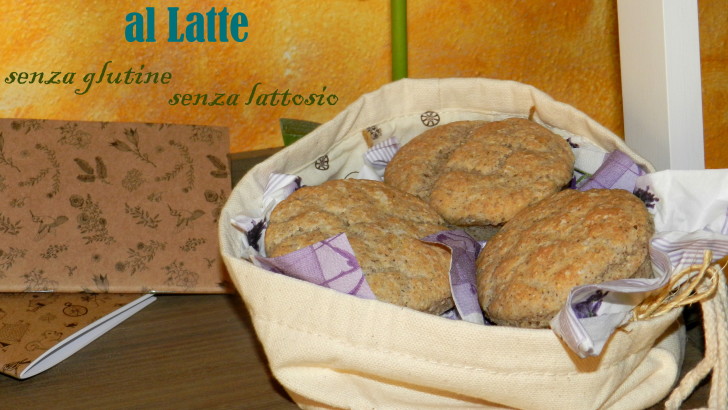 Panini dolci al Latte senza glutine e senza lattosio