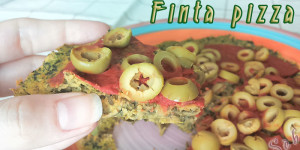La finta pizza senza glutine, senza farina e senza lievito