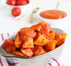 patatas bravas - Gluten Free Travel & LIving