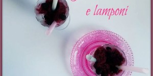 GRANITA DI LAMPONI E MIRTILLI