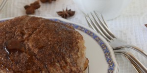Pancakes semi-integrali  con lievito madre senza glutine senza lattosio senza proteine del latte senza uova senza soja senza saccarosio vegan