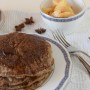 Pancakes semi-integrali  con lievito madre senza glutine senza lattosio senza proteine del latte senza uova senza soja senza saccarosio vegan