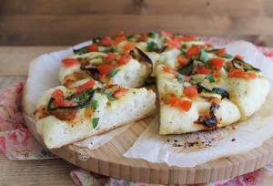 focaccia stracchino e zucchine - Gluten Free travel & Living