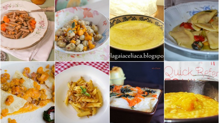 Primi piatti gluten free con la zucca