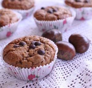 muffin con farina di castagne -  Gluten Free Travel & Living