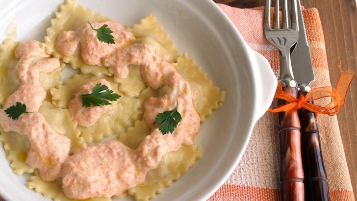 Ravioli alle carote senza glutine