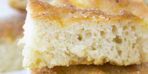 Pan focaccia con lievito madre senza glutine