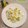 RISOTTO CON ZUCCHINE FIORI DI ZUCCHINA E GORGONZOLA