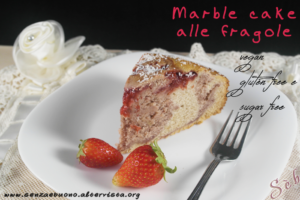 Marble cake con fragole Gluten free travel & Living