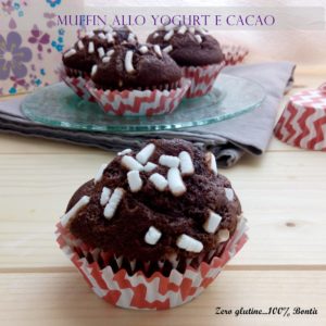 Muffin yogurt e cacao - Gluten Free Trave and Living