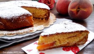 Torta soffice alle pesche - Gluten Free Travel and Living