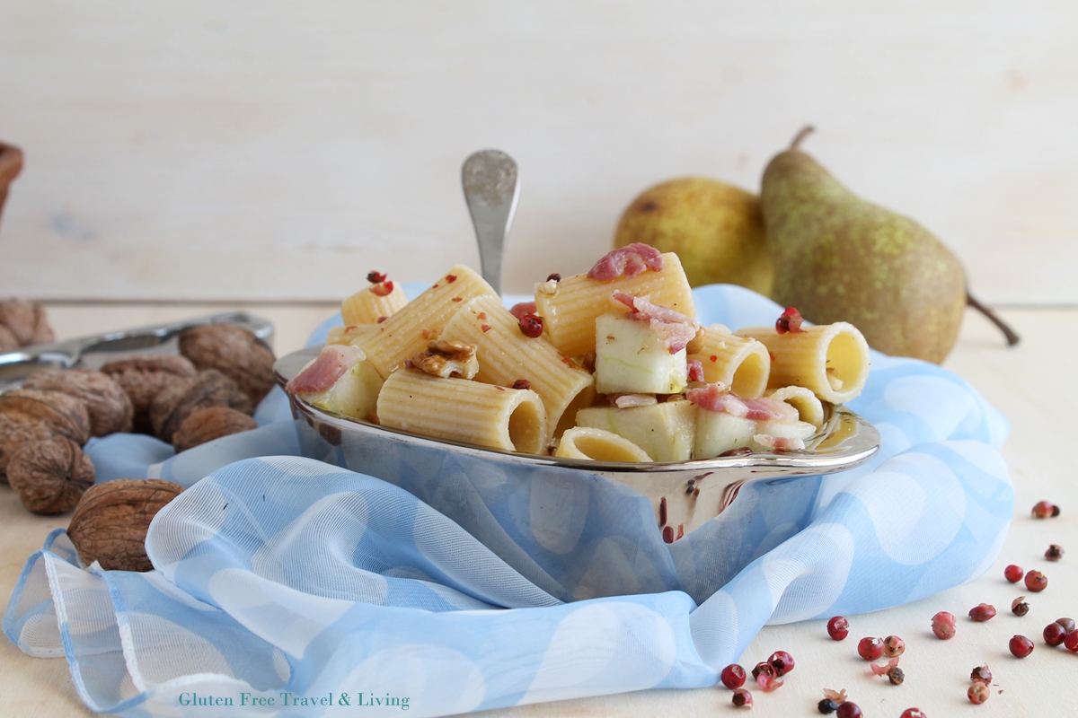 Insalata di pasta con le pere senza glutine - Gluten Free Travel and Living