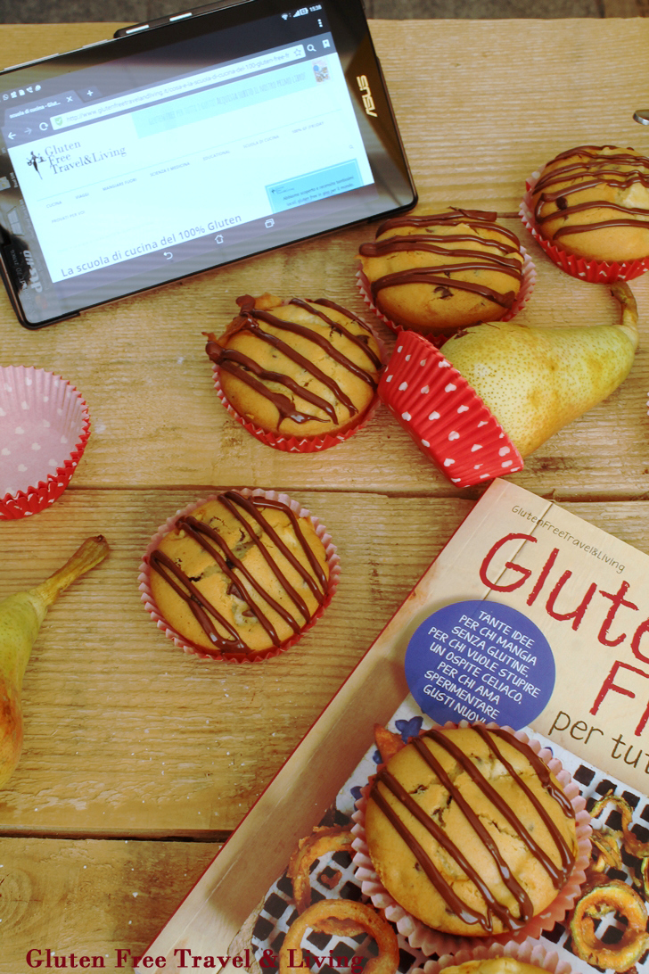 Muffins con pere e cioccolato senza glutine - Gluten Free Travel and Living