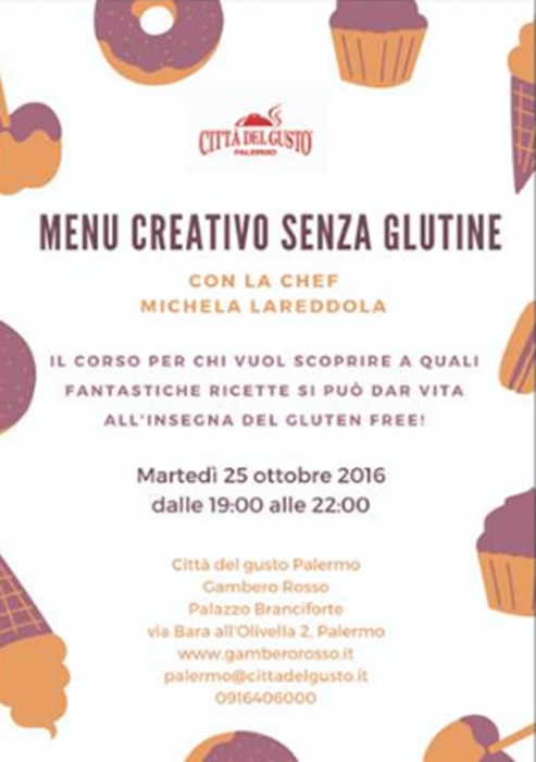 Cucina senza glutine alla Città del Gusto di Palermo - Gluten Free Travel and Living