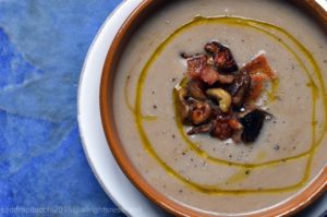 zuppa porcini e castagne  - Gluten Free Travel and Living