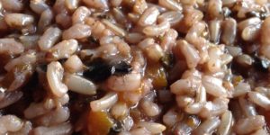 Risotto integrale al radicchio