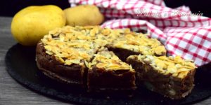 Torta di patate, cioccolato e mandorle