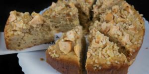 Torta di mele senza zucchero, senza glutine e senza latticini