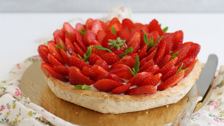 Crostata alle fragole di Cyril Lignac, senza glutine