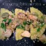 Ravioli al Pesce spada con Asparagi e Fave