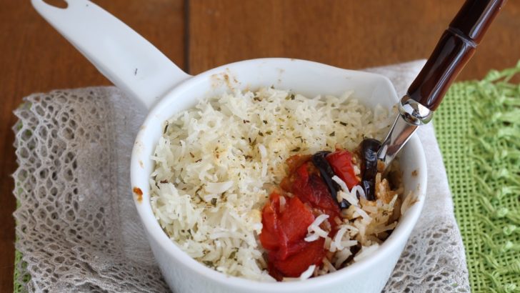 Gratin di riso e verdure senza glutine