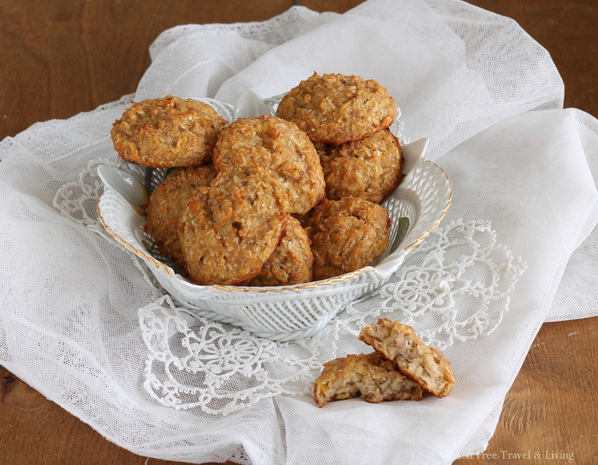 Biscotti quinoa, banane e mele senza glutine - Gluten Free Travel and Living