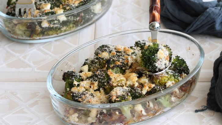 Gratin di broccoli e feta senza glutine